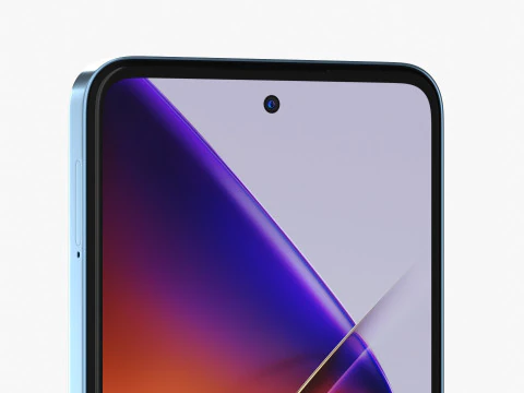 Infinix Note 40X Blue 3D Model