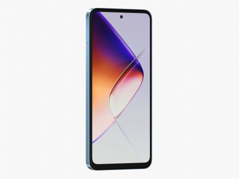 Infinix Note 40X Blue 3Dモデル