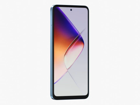 Infinix Note 40X Blue 3D Model