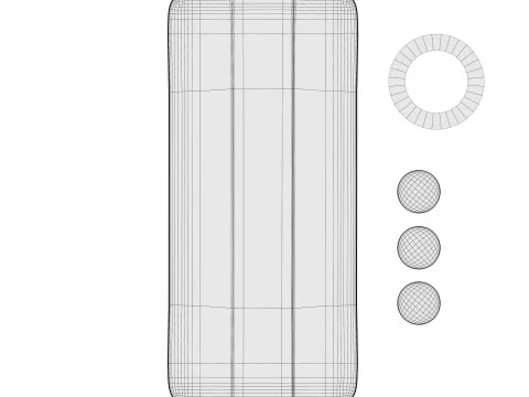 Infinix Note 40X Blue 3D Model