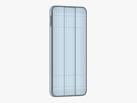 Infinix Note 40X Blue 3D Model
