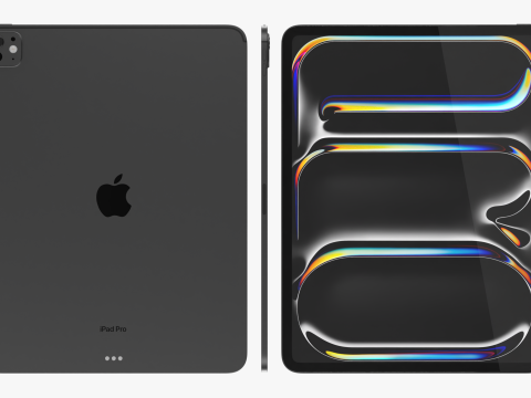 Apple IPad Pro M4 13-inch Black 3D-Modell