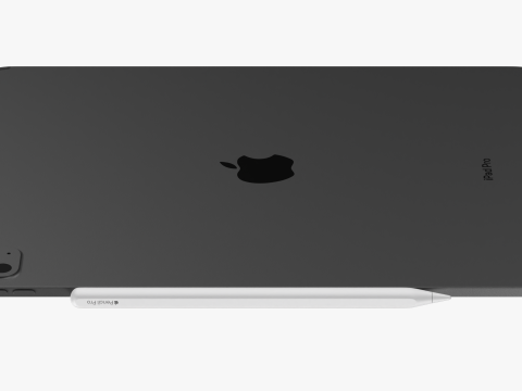 Apple IPad Pro M4 13-inch Black 3D-Modell