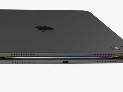 Apple IPad Pro M4 13-inch Black 3D-Modell