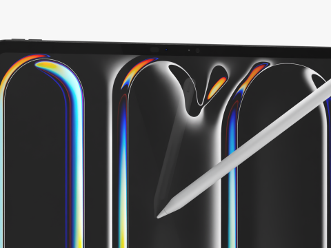 Apple IPad Pro M4 13-inch Black 3D-Modell