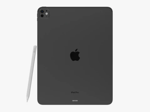 Apple IPad Pro M4 13-inch Black 3D Model