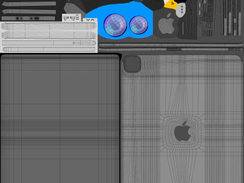 Apple IPad Pro M4 13-inch Black 3D Model