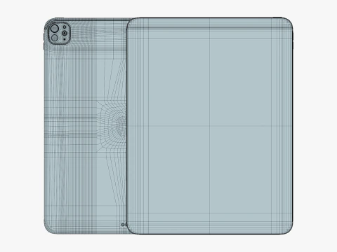 Apple IPad Pro M4 13-inch Black 3D Model