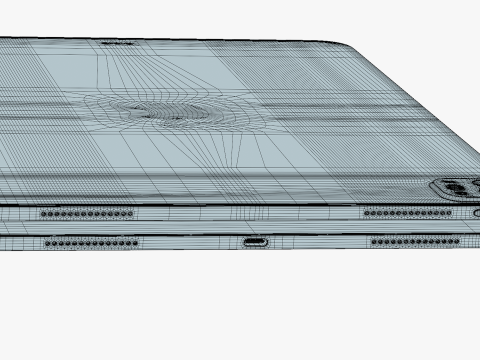 Apple IPad Pro M4 13-inch Black 3D-Modell