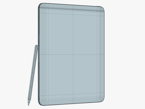 Apple IPad Pro M4 13-inch Black 3D-Modell