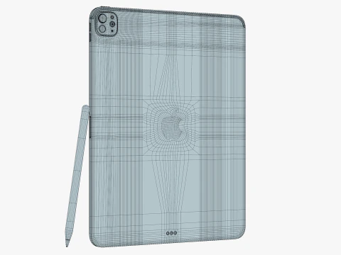 Apple IPad Pro M4 13-inch Black 3D Model