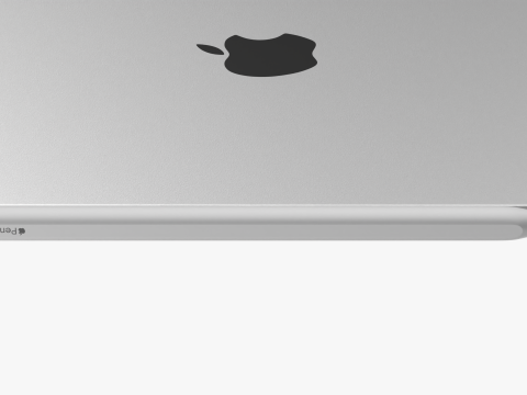 Apple iPad Pro M4 11-inch Silver 3D Модель