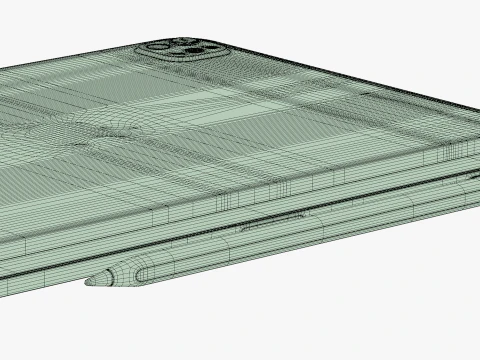 Apple iPad Pro M4 11-inch Silver 3D Model