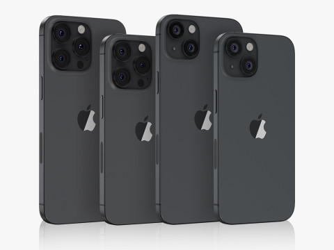 Apple iPhone 15 And 15 Plus And 15 Pro And 15 Pro Max Modelo 3D