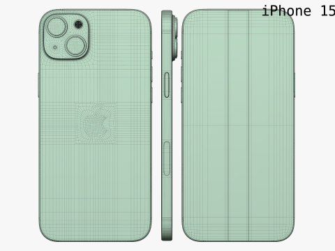 Apple iPhone 15 And 15 Plus And 15 Pro And 15 Pro Max Modelo 3D