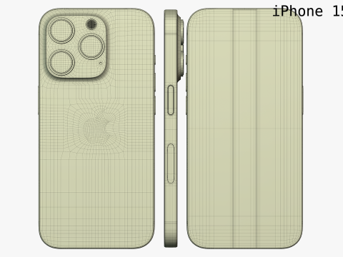 Apple iPhone 15 And 15 Plus And 15 Pro And 15 Pro Max Modelo 3D