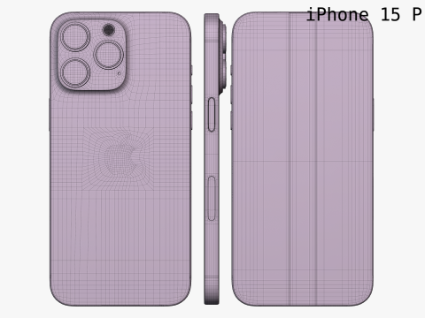 Apple iPhone 15 And 15 Plus And 15 Pro And 15 Pro Max Modelo 3D