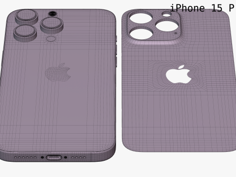 Apple iPhone 15 And 15 Plus And 15 Pro And 15 Pro Max Modelo 3D