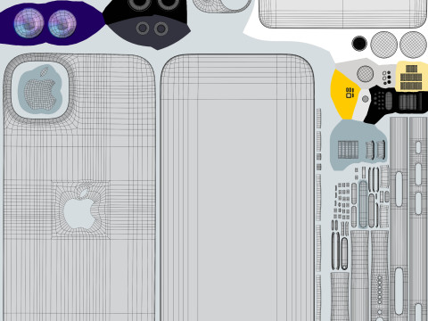 IPhone 15 Blue 3D Модель