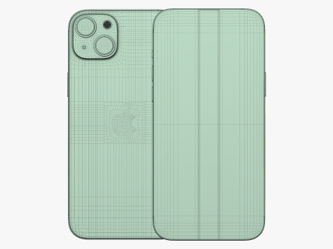 IPhone 15 Blue 3D Модель