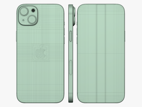 IPhone 15 Blue 3D Модель