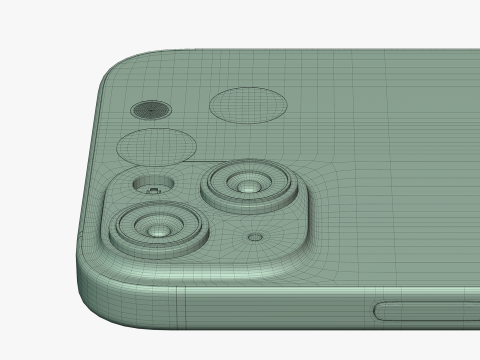 IPhone 15 Blue 3D Модель