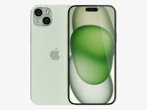 IPhone 15 Plus Green Model 3D