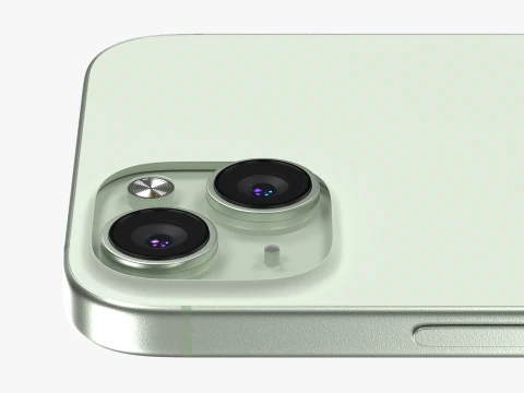 IPhone 15 Plus Verde Modelo 3D