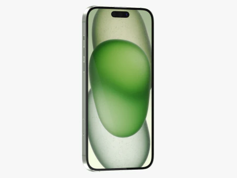 IPhone 15 Plus Verde Modelo 3D