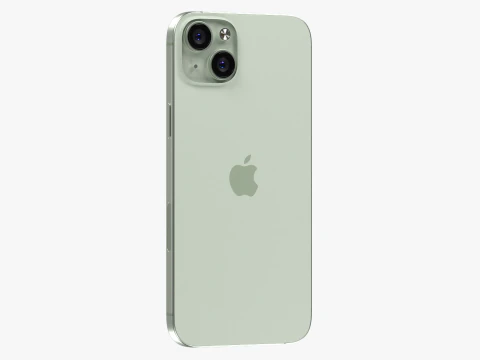 IPhone 15 Plus Verde Modelo 3D