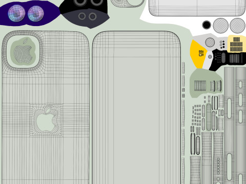 IPhone 15 Plus Green Model 3D
