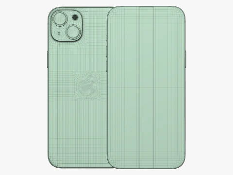 IPhone 15 Plus Verde Modelo 3D