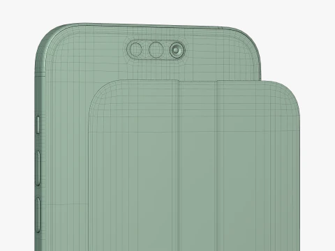 IPhone 15 Plus Verde Modelo 3D