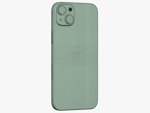 IPhone 15 Plus Green Model 3D