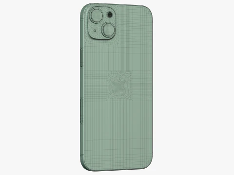 IPhone 15 Plus Verde Modelo 3D