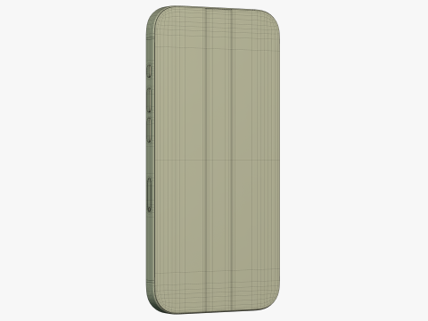 IPhone 15 Pro Natural Titanium Modello 3D