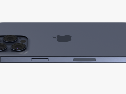 IPhone 15 Pro Max Natural Titanium 3D Model
