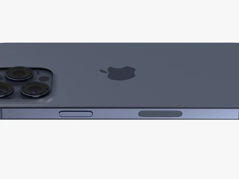IPhone 15 Pro Max Natural Titanium 3D Model