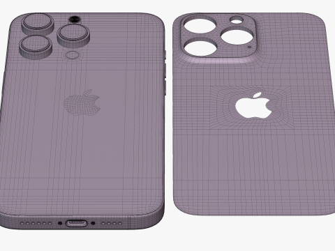 IPhone 15 Pro Max Natural Titanium 3D Model