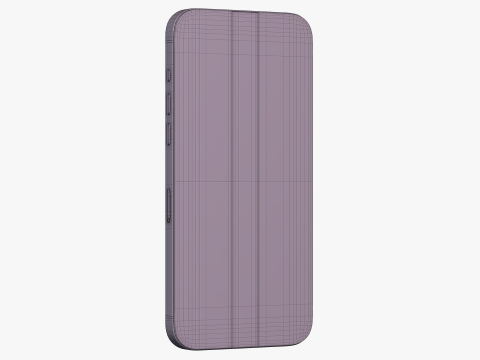 IPhone 15 Pro Max Natural Titanium 3D Model