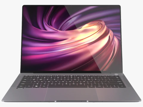 Huawei MateBook X Pro Space Gray 3D Модель