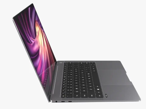 Huawei MateBook X Pro Space Gray 3D Model