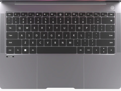 Huawei MateBook X Pro Space Gray 3D Model