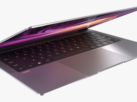 Huawei MateBook X Pro Space Gray Modello 3D