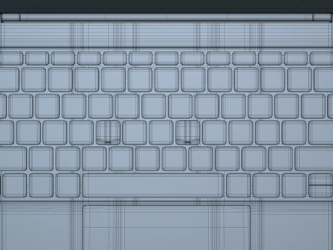 Huawei MateBook X Pro Space Gray 3D Model