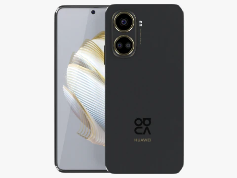 Huawei Nova 10 SE Чорний 3D Модель