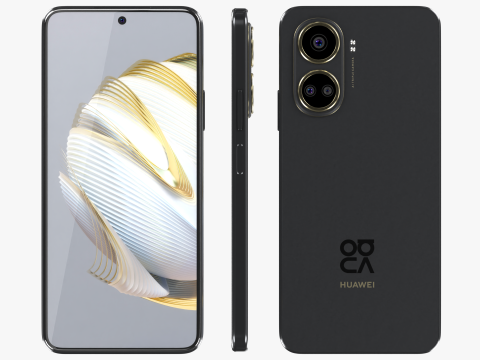 Huawei Nova 10 SE Black 3D 模型