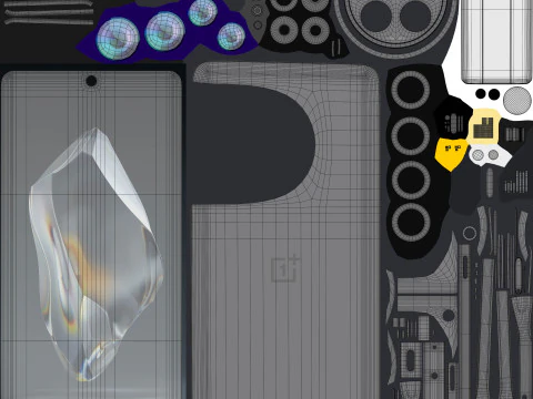 OnePlus 12R Black 3D Model