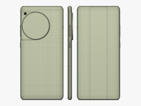 OnePlus 12R Black 3D-Modell