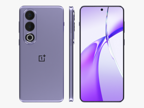 OnePlus Ace 3V Purple Model 3D